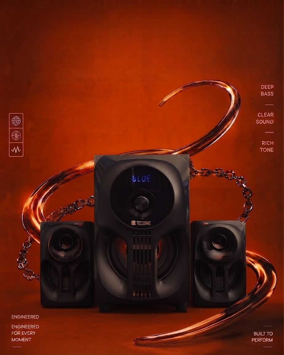 Tecsonic 2.1 Multimedia Speaker - TSP-581